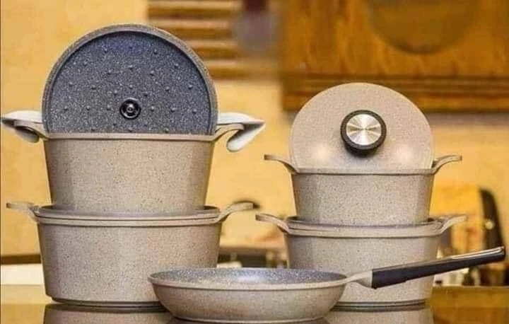 طقم حلل جرانيت نيوفلام الكورى 11 قطعه-منتجات ارشيا - مصر